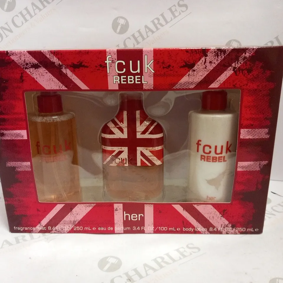 BOXED FCUK HER EAU DE PARFUM GIFT SET