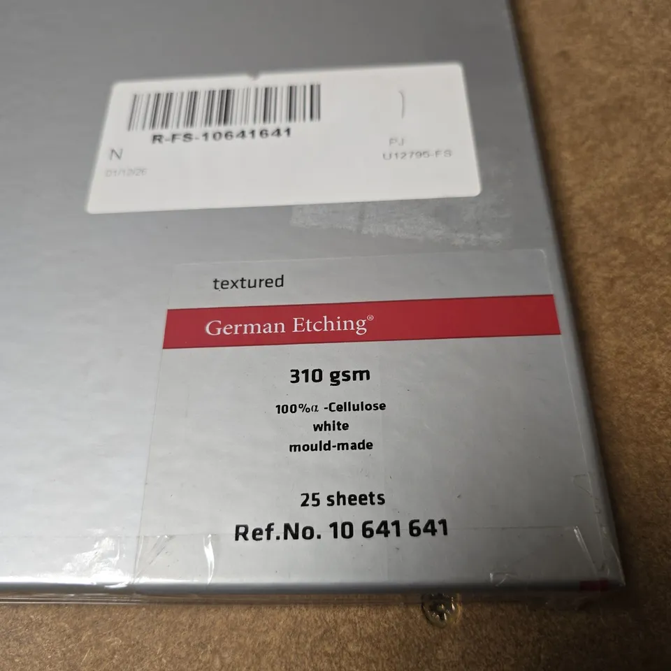 HAHNEMUHLE FINEART INK JET PAPER MATT BLACK/WHITE AND COLOUR 25 SHEETS