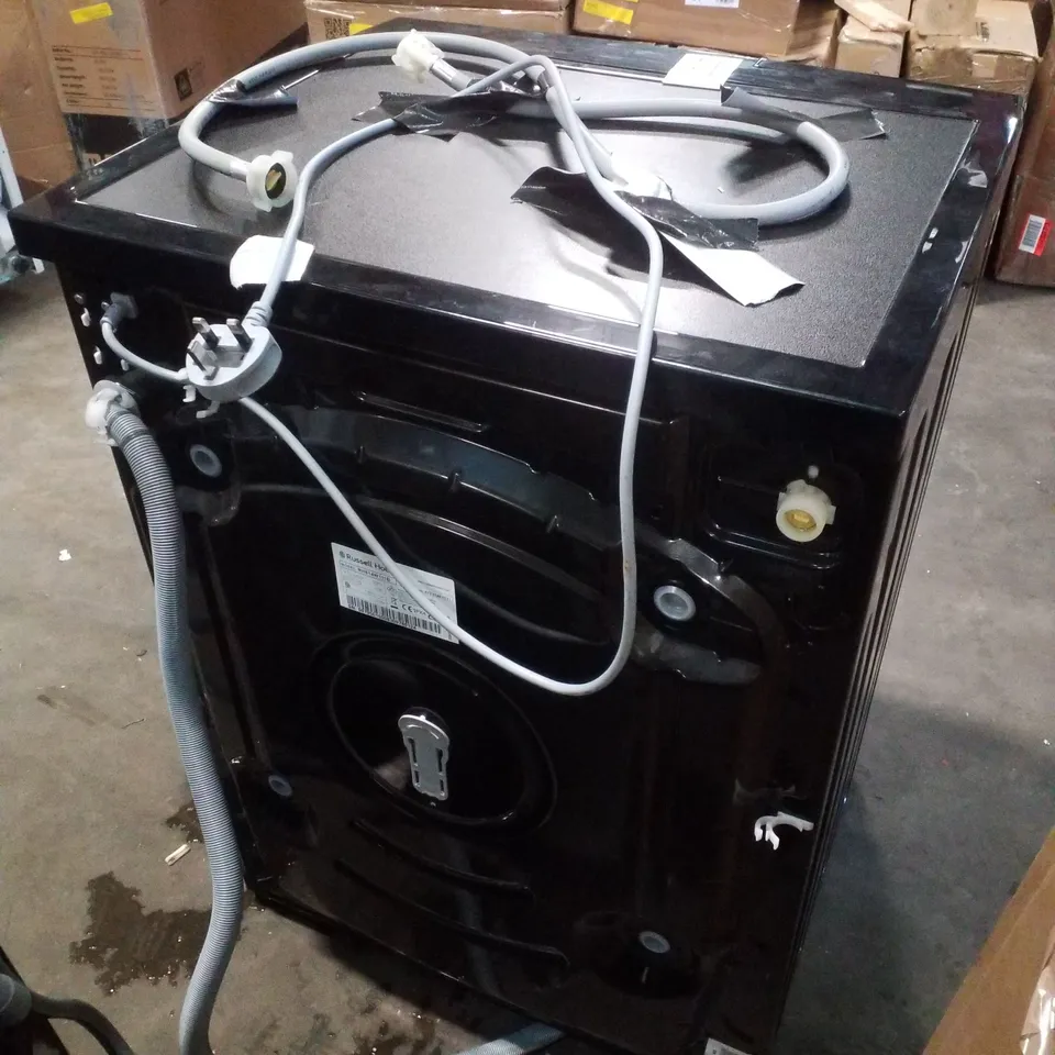 RUSSELL HOBBS FREESTANDING WASHING MACHINE, 1400 RPM, 15 PROGRAMMES, ECO TECHNOLOGY, RAPID WASH CYCLES, BLACK, 