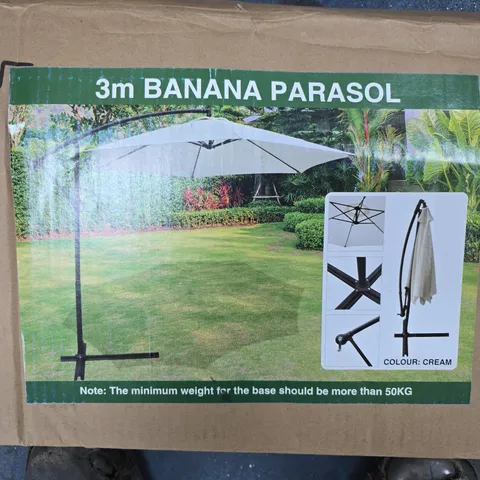 3M BANANA PARASOL - COLLECTION ONLY