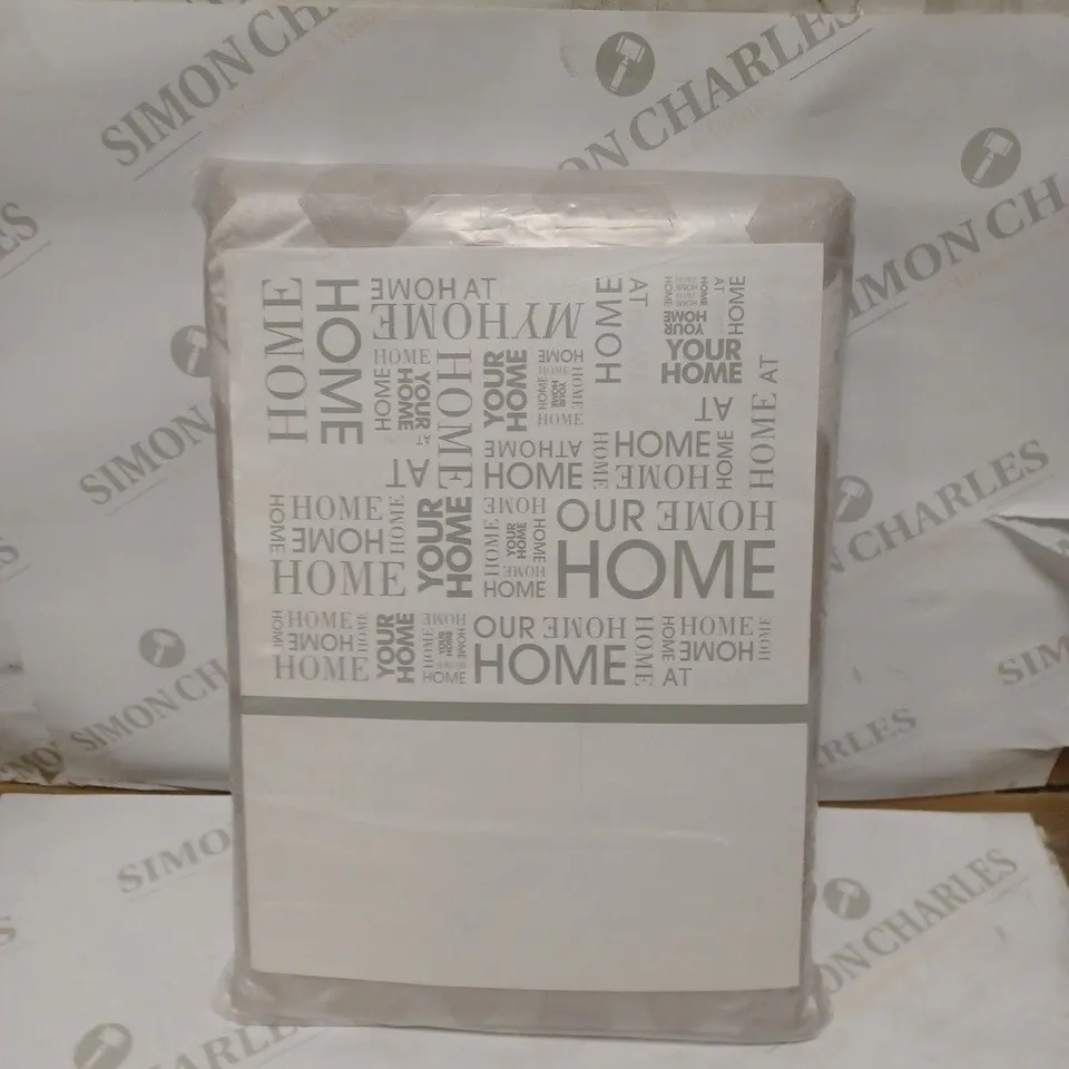 GRADE 1 FLORENCE JAQUARD DUVET SET NATURAL DOUBLE RRP £45