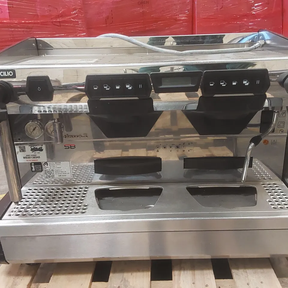 RANCILIO CLASSE 7 2 GROUP COMMERCIAL COFFEE MACHINE WITH ISTEAM