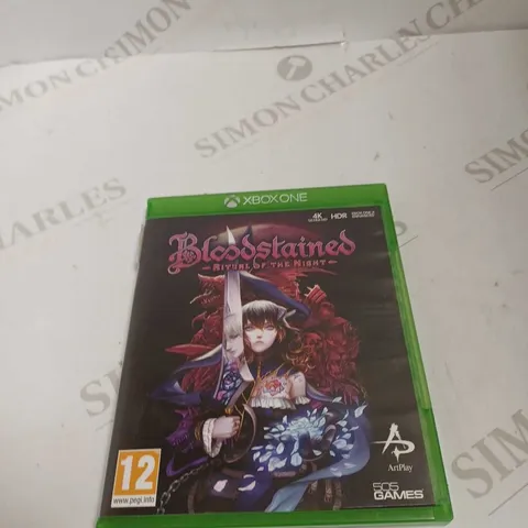XBOX ONE BLOODSTAINES RITUAL OF THE NIGHT