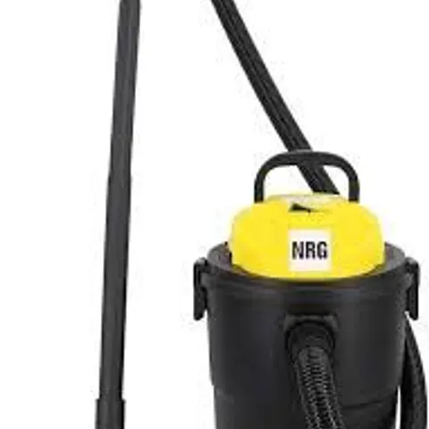 BOXED NRG WET AND DRY VACUUM CLEANER 3 IN 1 WITH BLOWING FUNCTION POWERFUL SUCTION BLACK YELLOW 15L 1250W