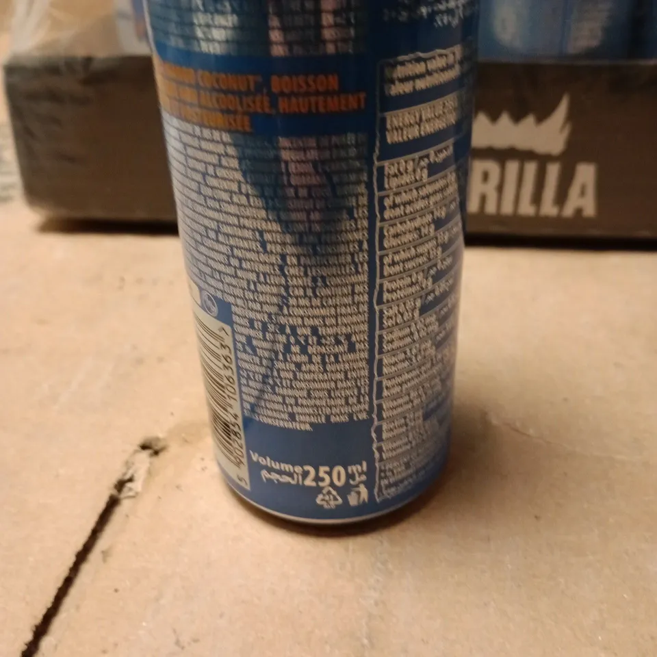 GORILLA ENERGYMANGO COCONUT DRINK 250ML – 22 CAN CARTON (BOXED)