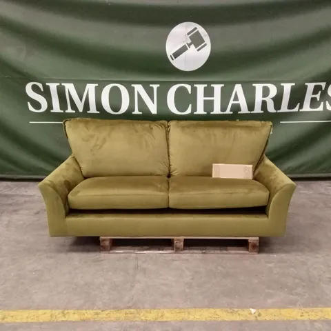 SEYMOUR 3 SEATER SOFA, OLIVE GREEN HOUSE VELVET