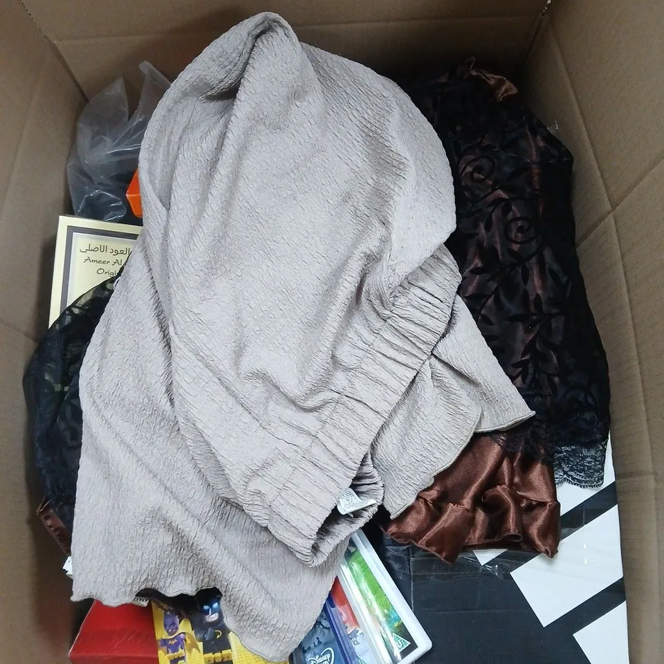 BOX OF APPROXIMATELY 10 ASSORTED ITEMS INCLUDING AMEER AL OUD ORIGINAL, MAR JAN EAU DE PARFUM AND ARTEFACT EAU DE PARFUM