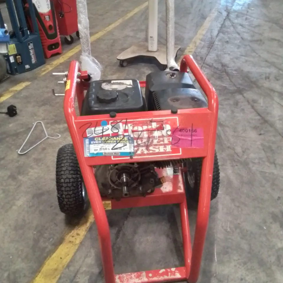 CLARKE PLS265B 13HP HEAVY DUTY PETROL PRESSURE WASHER 225 BAR (3263PSI)