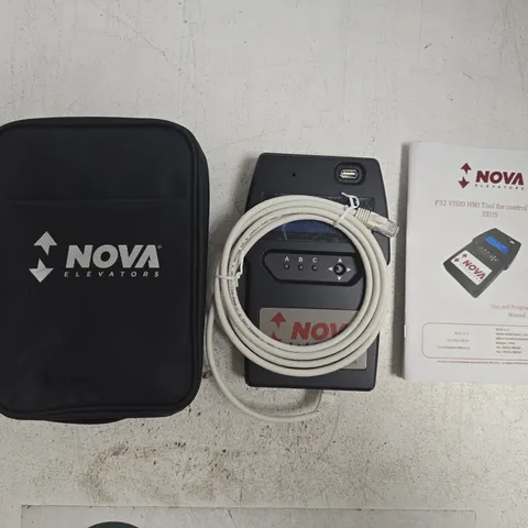 NOVA ELEVATORS P32 VISIO HMI TOOL FOR CONTROL PANEL – WITH CABLE, CASE & MANUAL