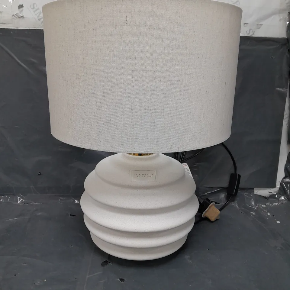 BOXED MICHELLE KEEGAN GIADA TABLE LAMP 