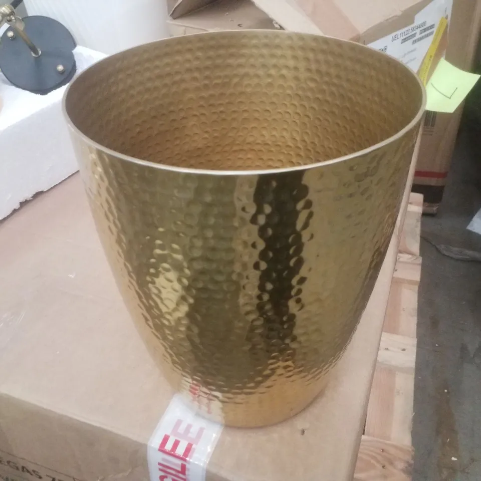 STROUT STAINLESS STEEL 8L WASTE BIN - GOLD