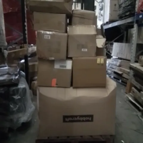 PALLET CONTAINING A LARGE QUANTITY OF ASSORTED CHRISTMAS DECORATIONS AND HALLOWEEN PRODUCTS TO INCLUDE;PAPER CUPS,SNOW GLOBE,CERAMIC DECORATION,HALLOWEEN CUPS
