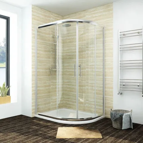 BOXED BIRKDALE OFFSET QUADRANT REGULAR SHOWER ENCLOSURE (1 BOX)