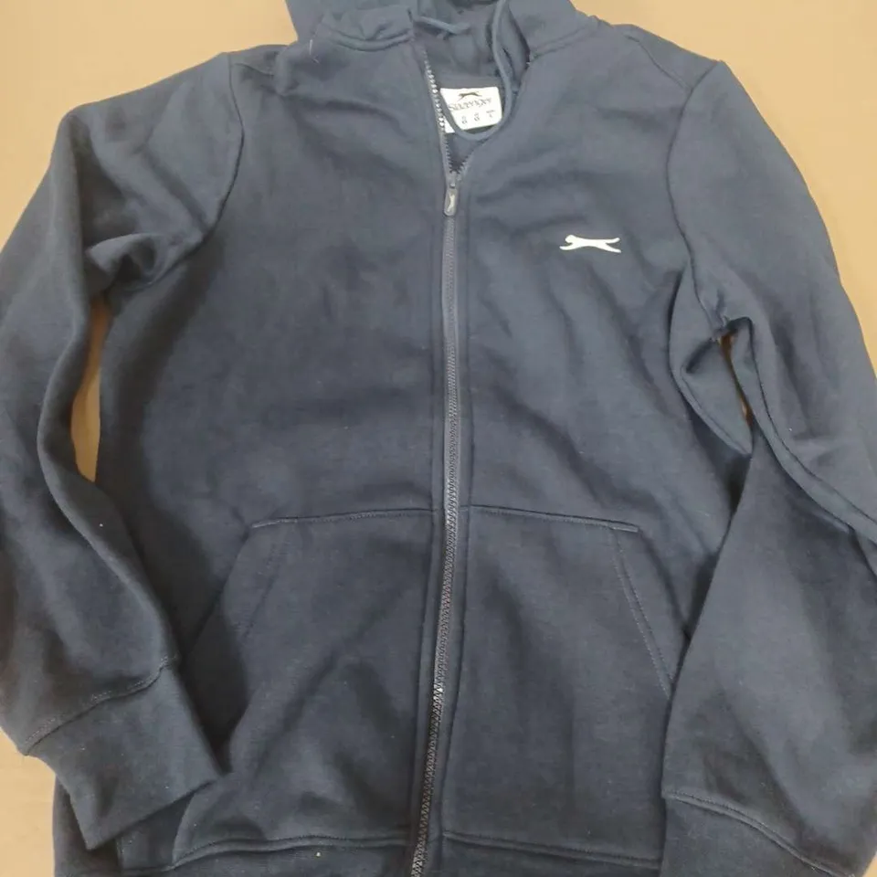 SLAZENGER ZIP HOODIE IN NAVY - EU XS