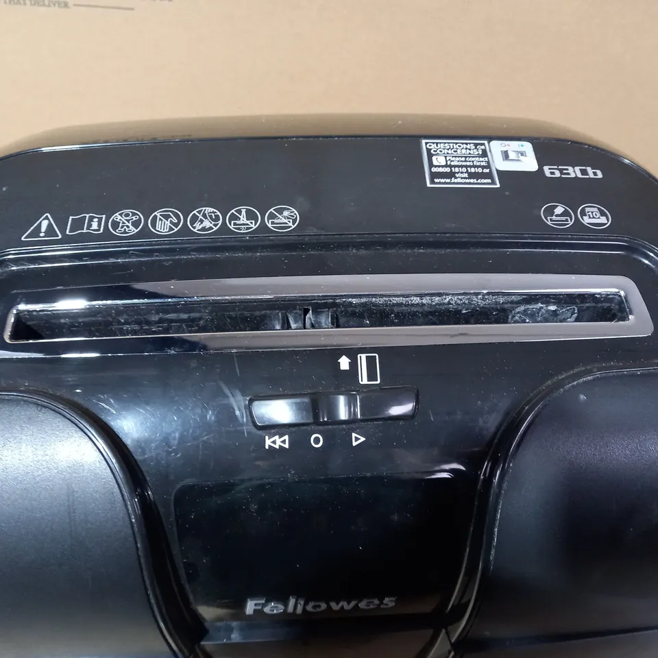 FELLOWES 63CB SHREDDER BLACK