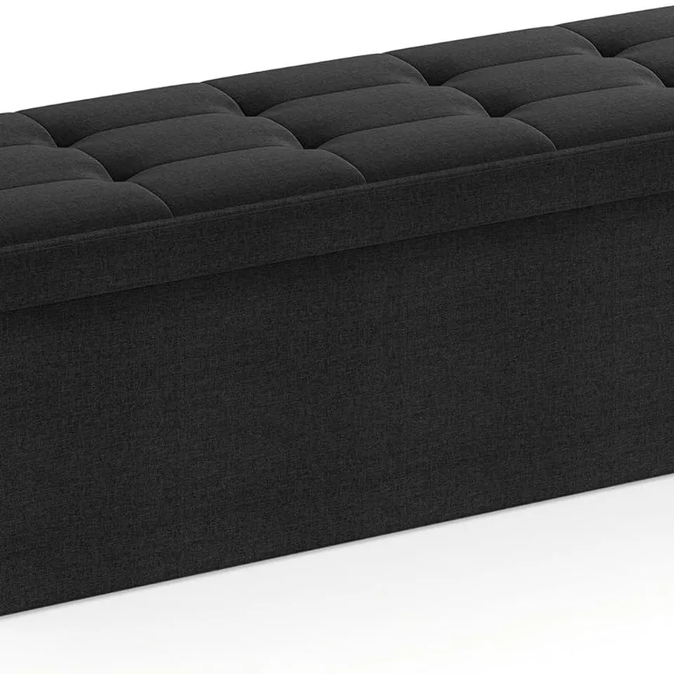 BOXED SONGMICS STOOL WITH STORAGE SPACE