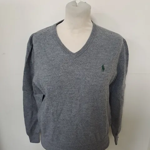 POLO RALPH LAUREN V NECK SWEATSHIRT SIZE M