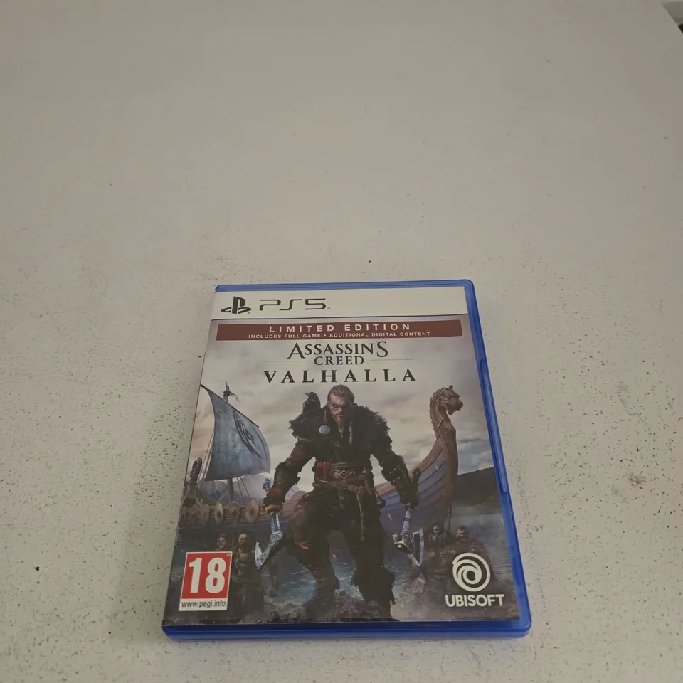 SONY PLAYSTATION PS5 LIMITED EDITION ASSASSINS CREED VALHALLA