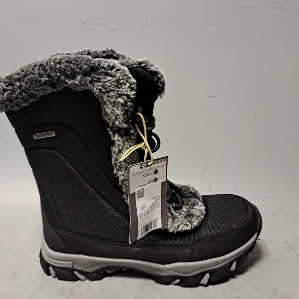 MOUNTAIN WAREHOUSE FLEECE LINED SNOW BOOT - UK 8 