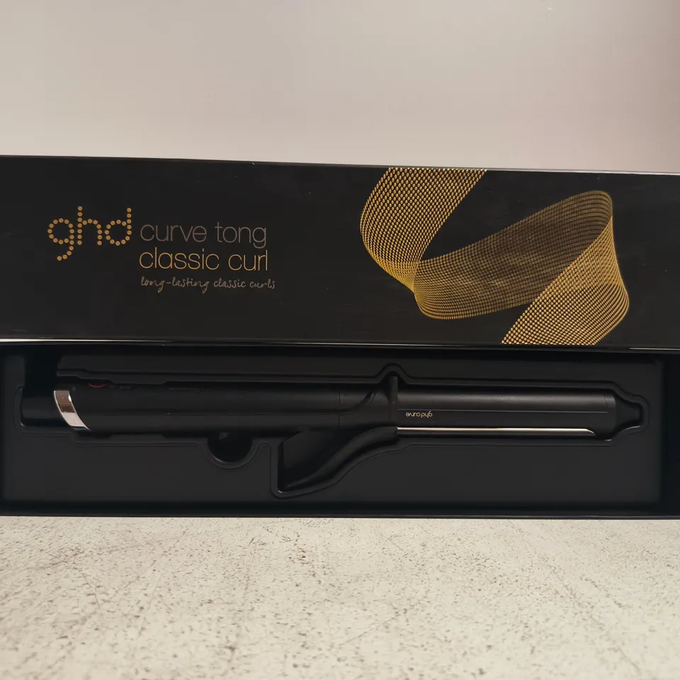 GHD CURVE TONG CLASSIC CURL HAIR STYLING TONG – BOXED