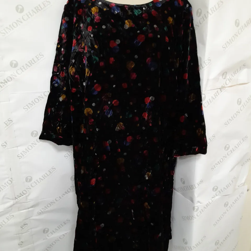 SEASALT CORNWALL BOSCAWENUN DRESS IN FAIRY LIGHTSPOT ONYX SIZE 20