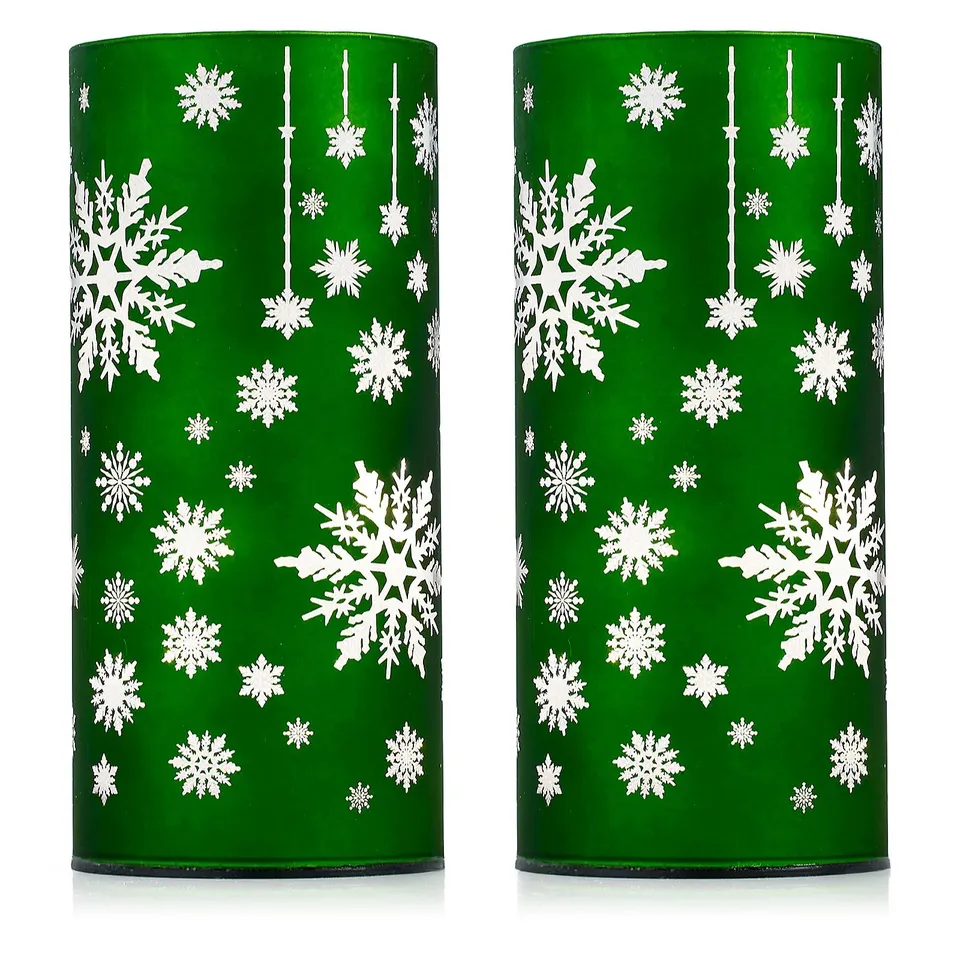 LUXA SET OF 2 PAINTED FROSTIES