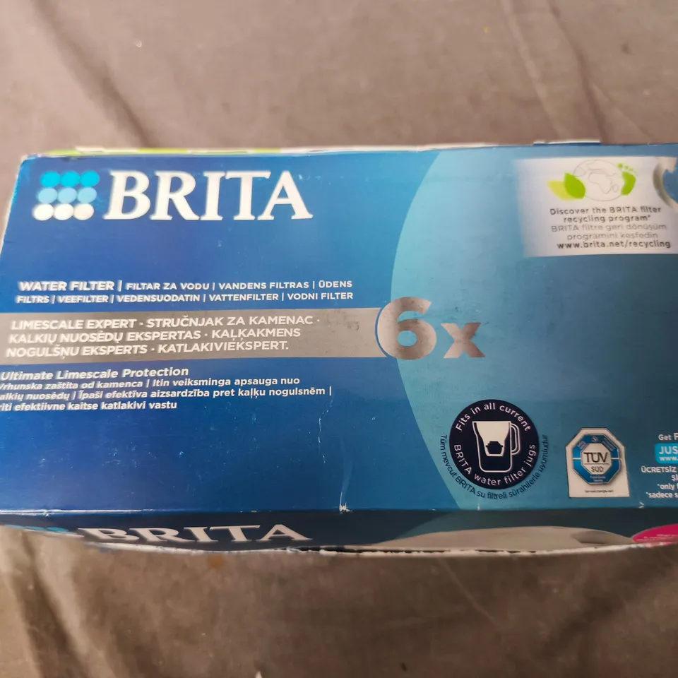 BRITA WATER FILTER CARTRIDGES – 6 PACK