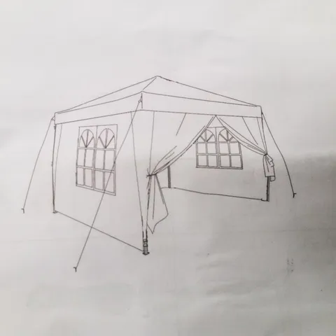 BOXED GAZEBO TENT - GREEN