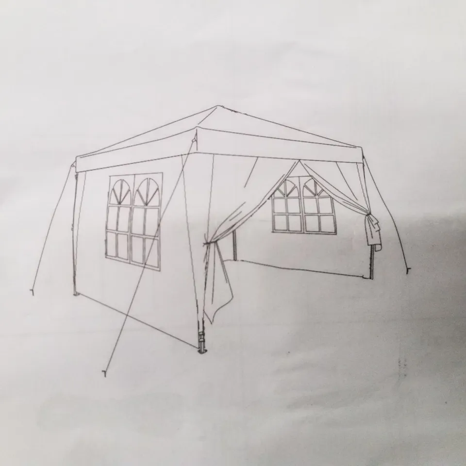 BOXED GAZEBO TENT - GREEN