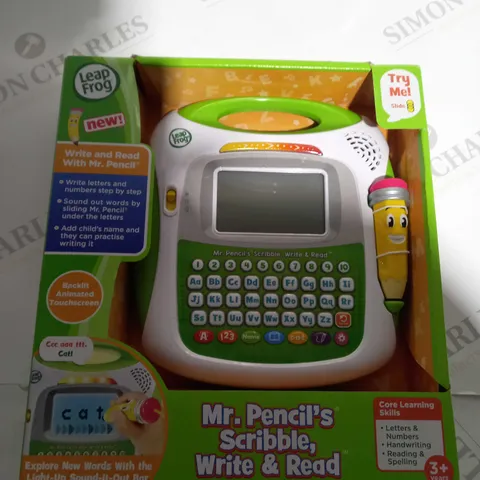 BOXED LEAP FROG MR. PENCILS SCRIBBLE WRIGHT AND READ