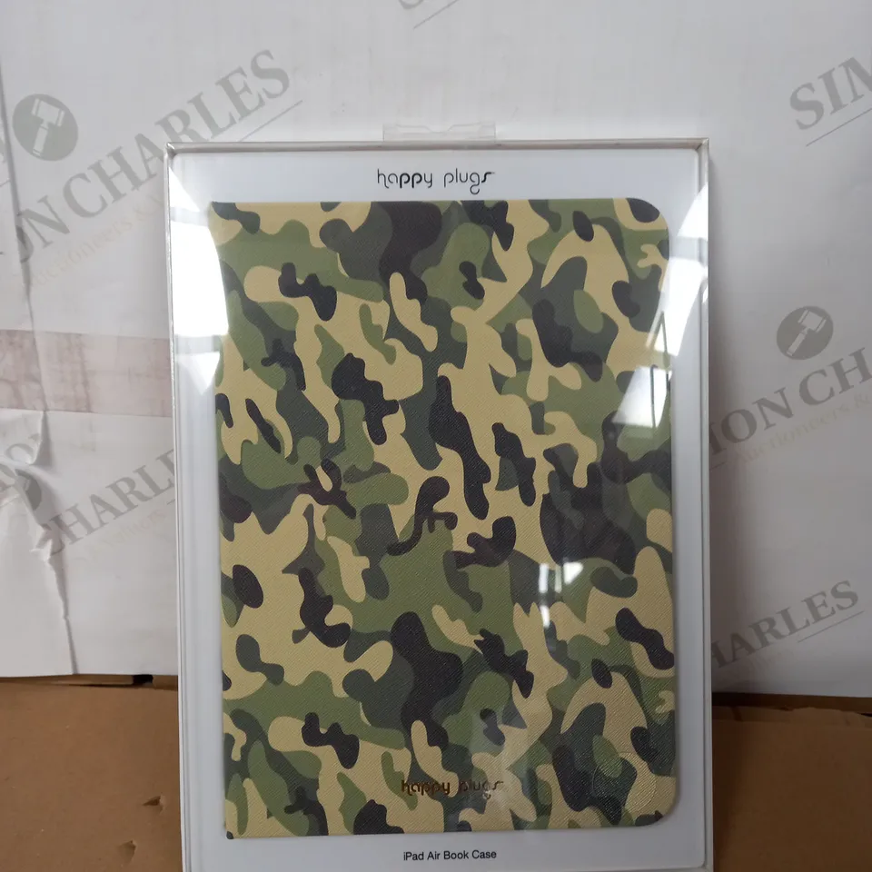 LOT OF 10 HAPPY PLUGS IPAD AIR BOOK CASES - CAMO