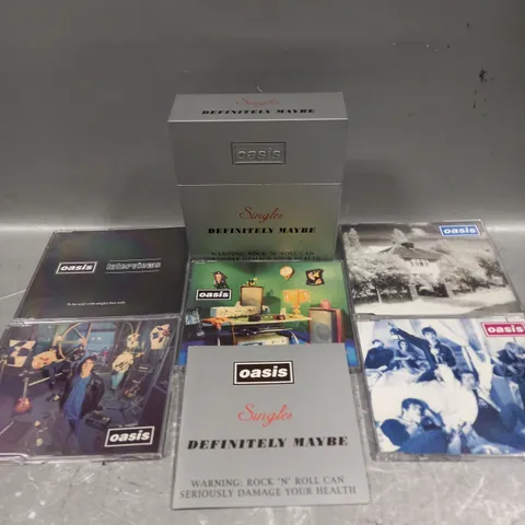 OASIS DEFINITELY MAYBE SINGLES COLLECTION
