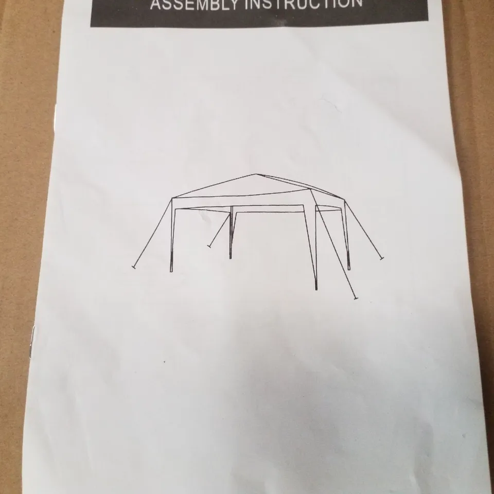 BOXED POP UP GAZEBO - WHITE