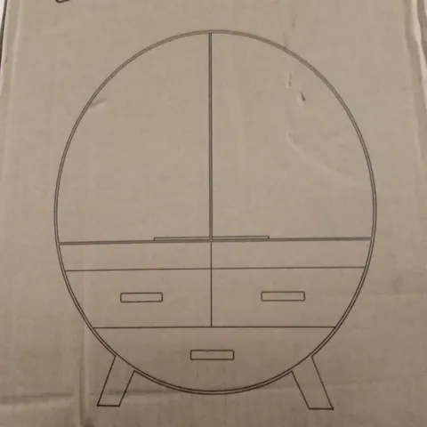 BOXED NEO WALL MOUNTED 2-DRAWER VANITY UNIT (1 BOX)