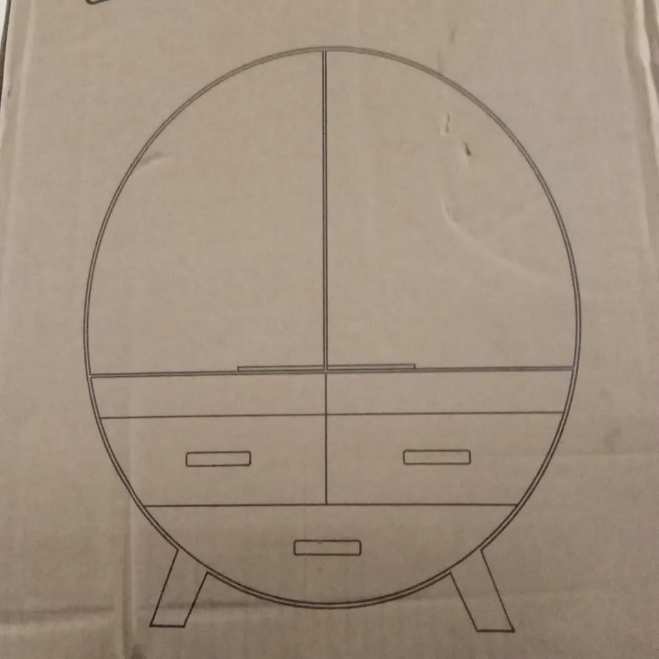 BOXED NEO WALL MOUNTED 2-DRAWER VANITY UNIT (1 BOX)