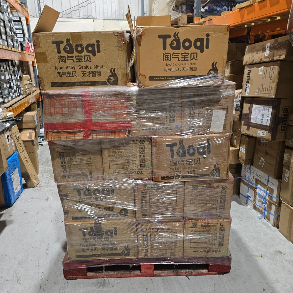 PALLET OF APPROXIMATELY 30 BOXES OF TAOQI MAX WIDE BABY BOTTLE TEATS 