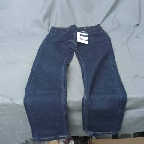 CREW CLOTHING COMPANY SKINNY FIT JEANS – DARK WASH DENIM, UK 10 SHORT (10S)