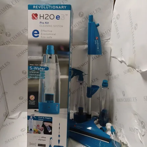 BOXED H2O E3 MULTI-PURPOSE TOTAL HOME CLEANING SYSTEM