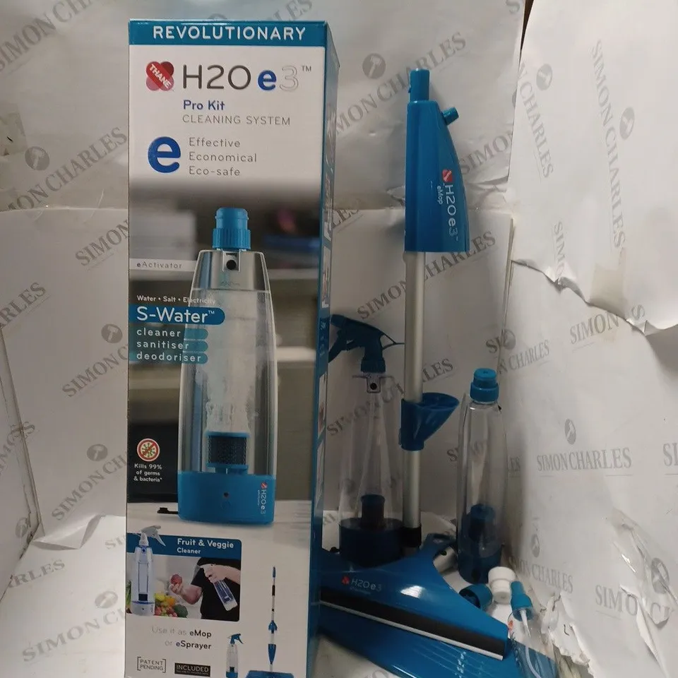 BOXED H2O E3 MULTI-PURPOSE TOTAL HOME CLEANING SYSTEM