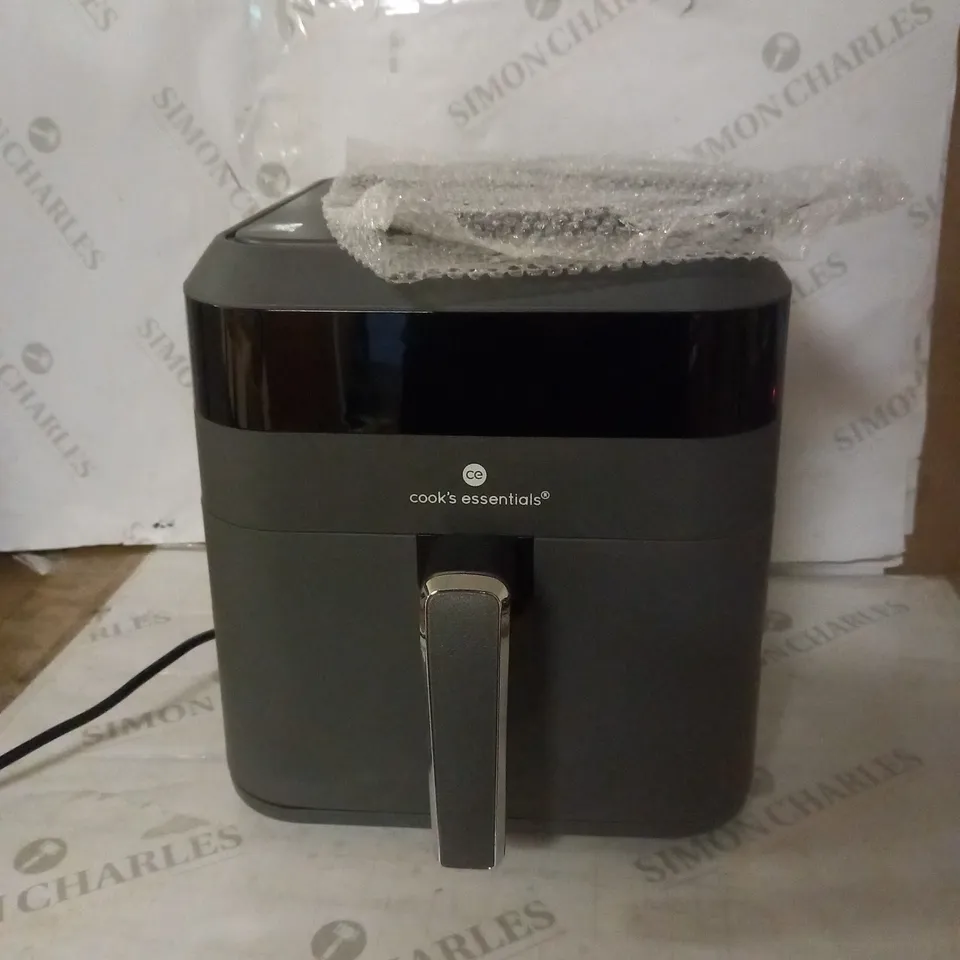 COOK'S ESSENTIALS 5.8L AIR FRYER IN SLATE GREY