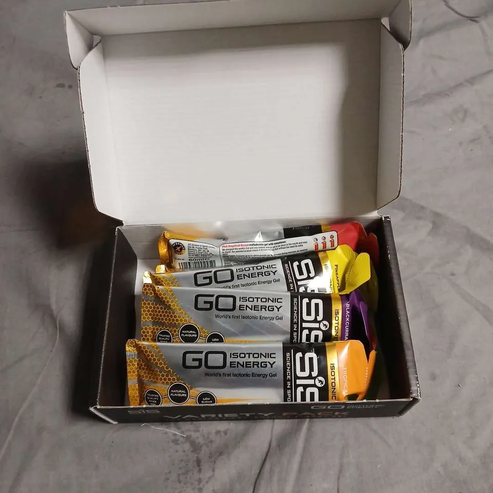SIS GO ISOTONIC ENERGY GEL – VARIETY PACK (7 SACHETS)