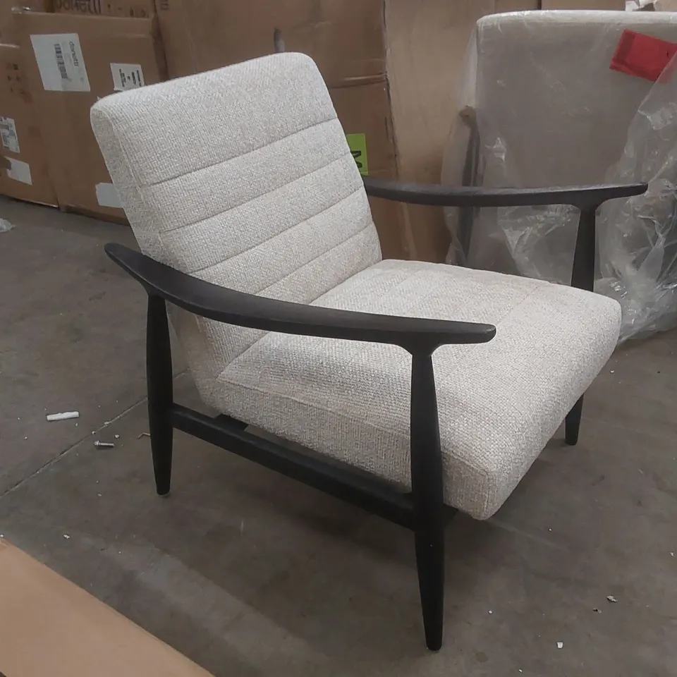 DANETTI GREYSON NATURAL FABRIC ACCENT CHAIR