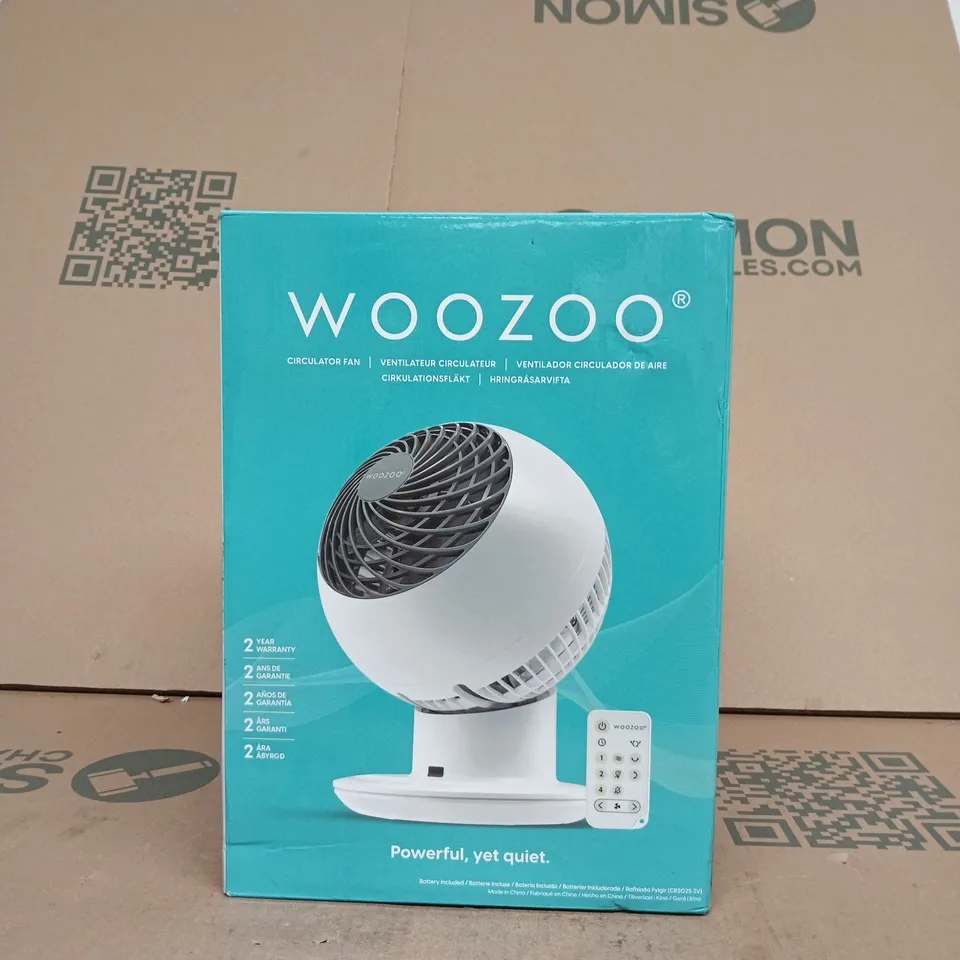 WOOZOO DESK FAN – BOXED (2-YEAR WARRANTY)