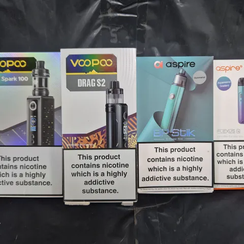 BOX OF APPROXIMATELY 20 ASSORTED VAPING ITEMS AND PRODUCTS TO INCLUDE VAPORESSO, ASPIRE, ETC