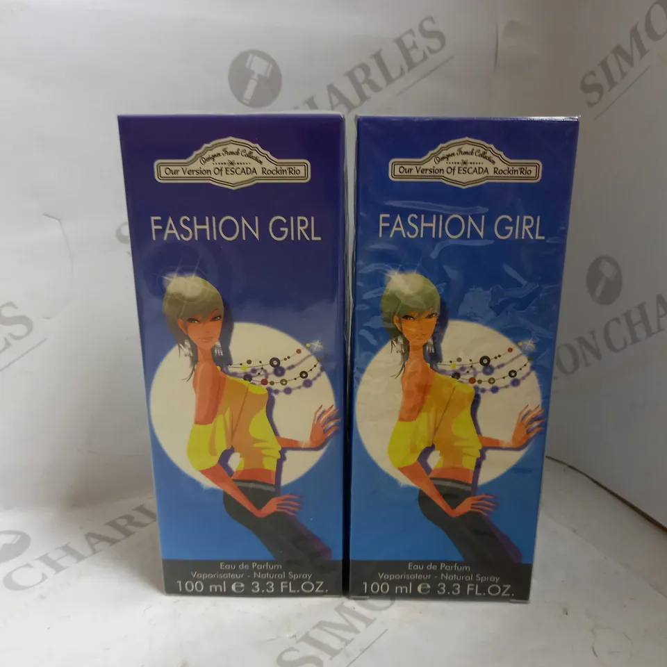 LOT OF 12 DFC FASHION GIRL EDP 100ML