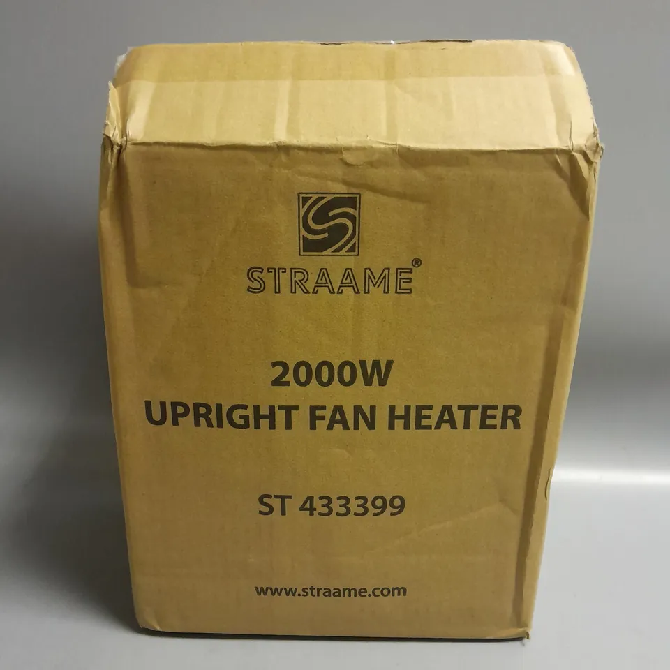 BOXED STRAAME UPRIGHT FAN HEATER ST 433399