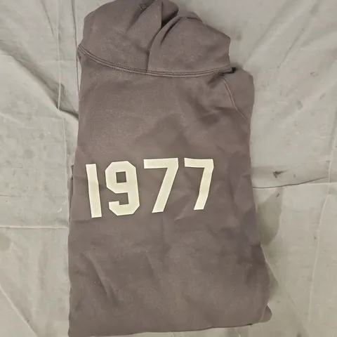 ESSENTIALS FEAR OF GOD HOODIE IN DARK BROWN SIZE MEDIUM