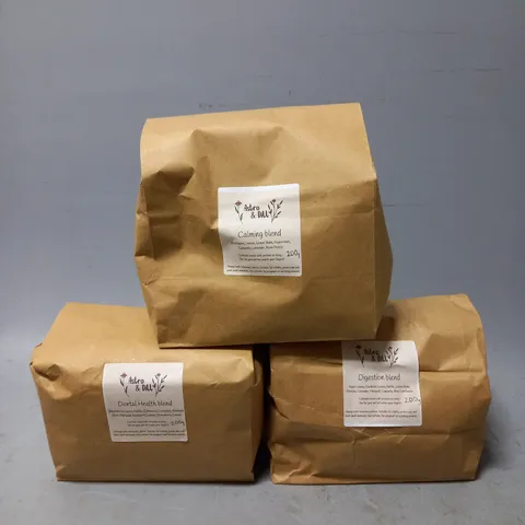 3 X SEALED ASTRO & DILL FORAGE MIXES FOR RABBITS TO INCLUDE DIGESTION, CALMING, DENTAL HEALTH ETC
