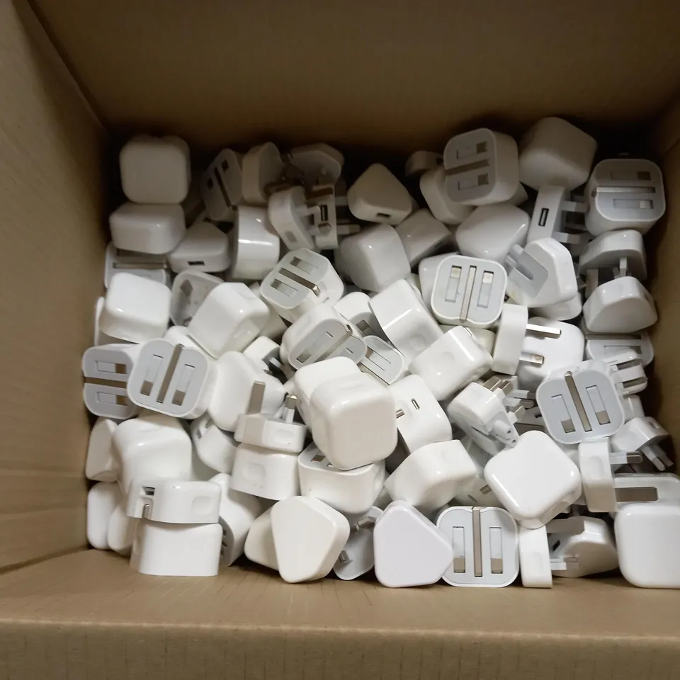 LOT OF APPROXIMATELY 200+ APPLE PLUGS 