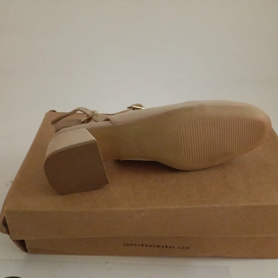 JONES LADIES SHOES BEIGE UK 4 BOXED